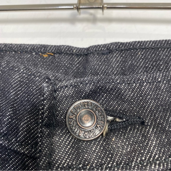 NWT Vintage 90s Levis Deadstock Super Slim 531 High Rise Stonewash Black 23 - Picture 6 of 16